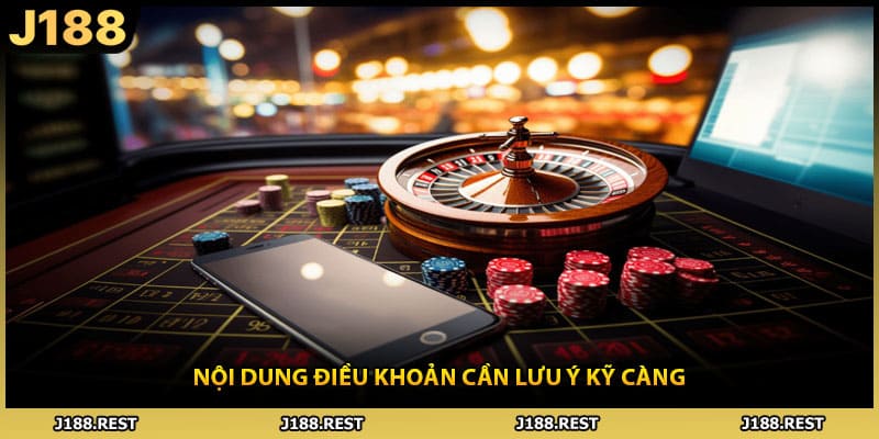 Nội dung điều khoản cần lưu ý kỹ càng